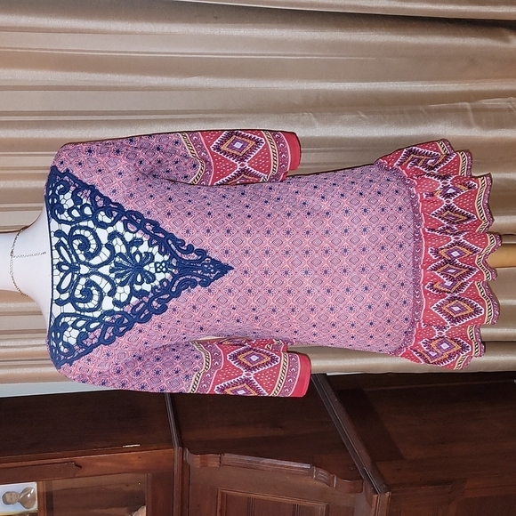 Women's As U Wish Tunic Pink Size Small - Picture 5 of 9